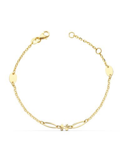 PULSERA MOTIVOS OVALES Y...