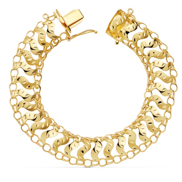 18K PULSERA PRINCESA 20.5 CM ANCHO 13...