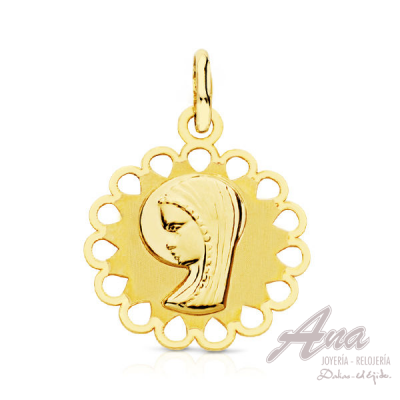 9K MEDALLA VIRGEN NIÑA...