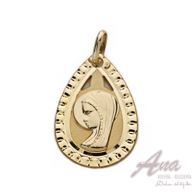 9K MEDALLA VIRGEN NIÑA...