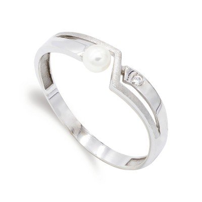 18K SORTIJA ORO BLANCO...