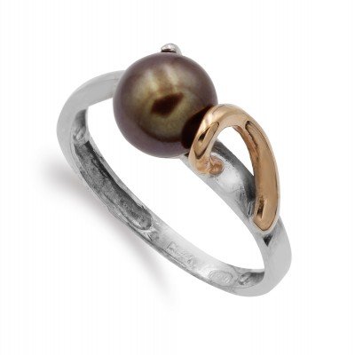 18K SORTIJA ORO BICOLOR...
