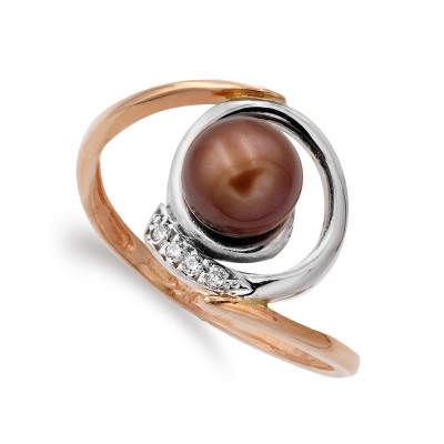 18K SORTIJA ORO BICOLOR CON...