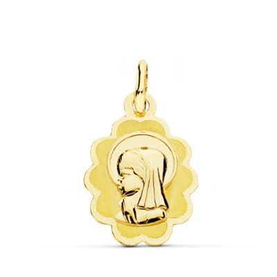 9K MEDALLA VIRGEN NIÑA...