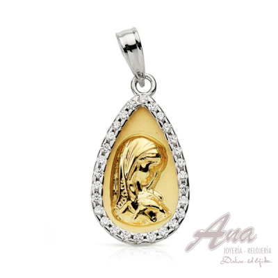 9K MEDALLA VIRGEN NIÑA...