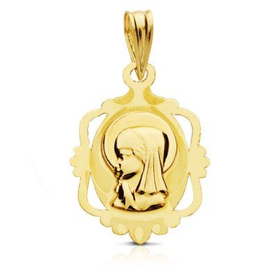 9K MEDALLA VIRGEN NIÑA...