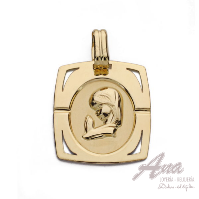 9K MEDALLA VIRGEN NIÑA...