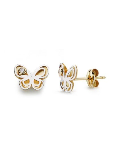 PENDIENTES BICOLOR MARIPOSA...