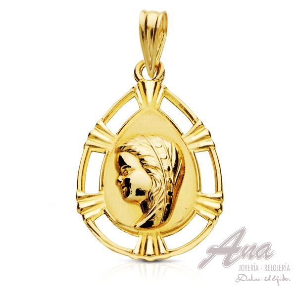 9K MEDALLA CERCO 9K VIRGEN NIÑA...