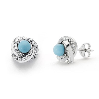 PENDIENTES ORO BLANCO...