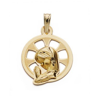 9K MEDALLA VIRGEN NIÑA...