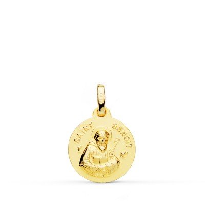 9K MEDALLA SAINT BENOIT 14 MM