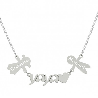 GARGANTILLA YAYA + 2 NIÑOS...