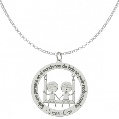 GARGANTILLA FRASE + NIÑOS...