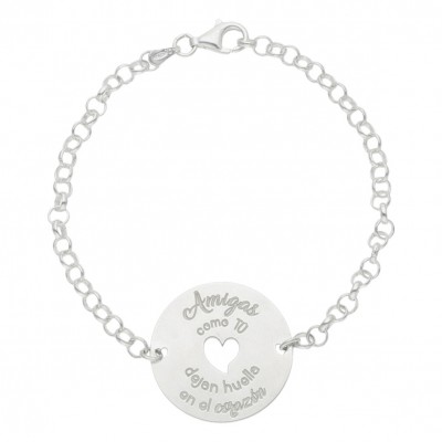 PULSERA AMIGAS CORAZON +...