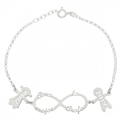 PULSERA PLATA 925MM...