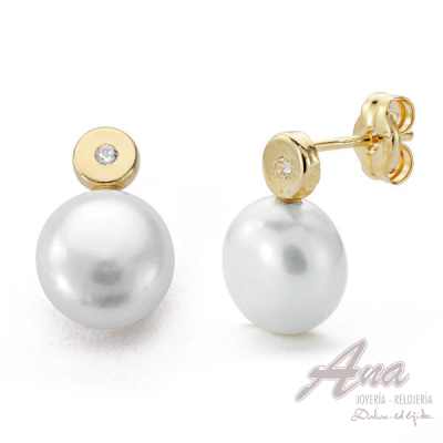 9K PENDIENTES ORO AMARILLO...