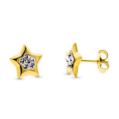 9K PENDIENTES ORO AMARILLO...