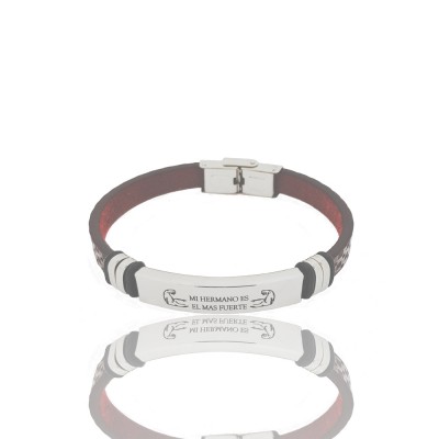 Pulsera Acero, personalizada.