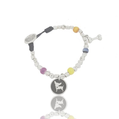 Pulsera metal, motivo.