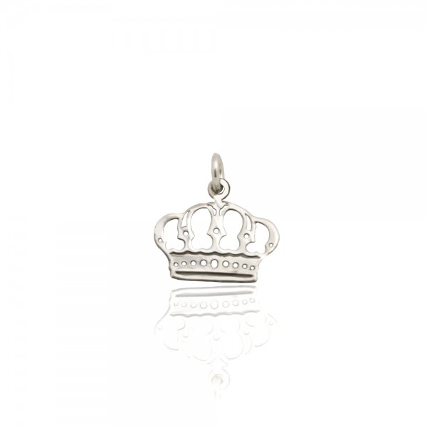 Colgante Plata, corona