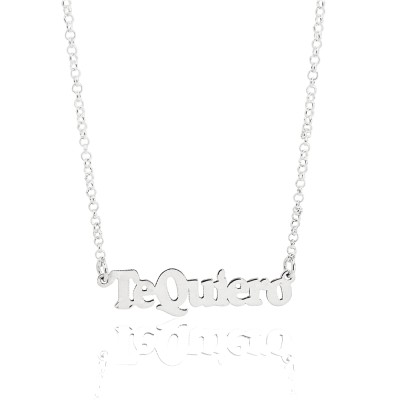 Gargantilla Plata, Te Quiero