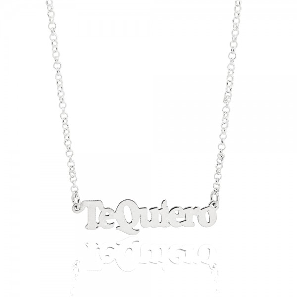 Gargantilla Plata, Te Quiero