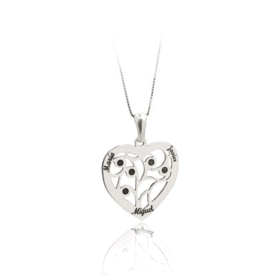 Gargantilla Plata, corazón...