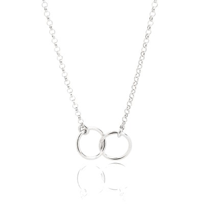 Gargantilla Plata, doble aro