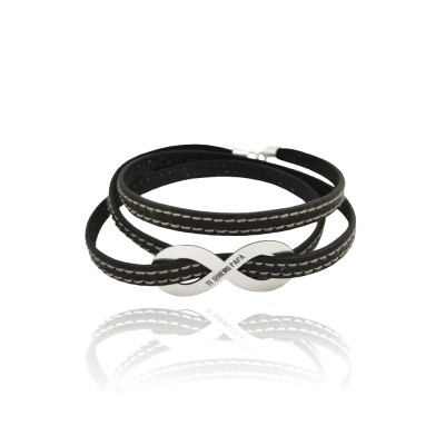 Pulsera Plata, infinito...