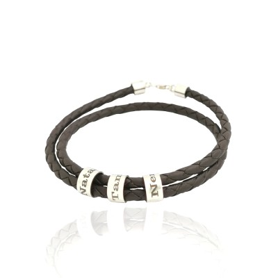 Pulsera Plata, triple...