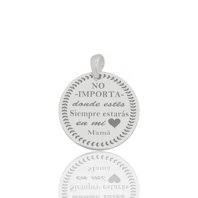 Colgante Plata, de 20 mm...