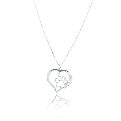 Gargantilla corazon huella...