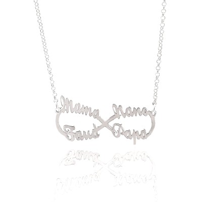 Gargantilla infinito cuatro...