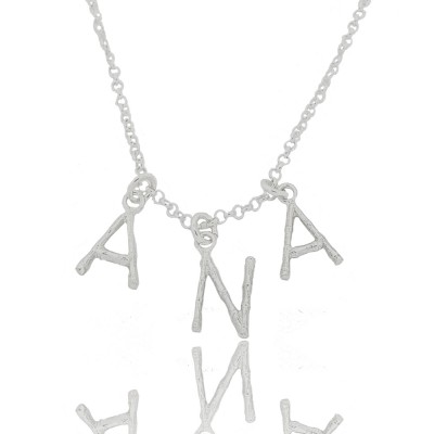 Gargantilla letras bambu ANA