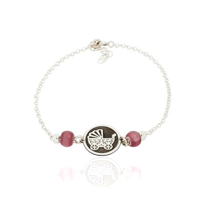 Pulsera Plata, disco...