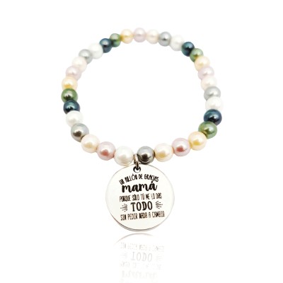 Pulsera Plata, disco...