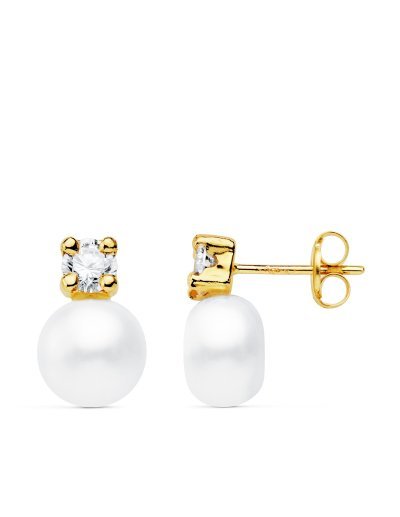 PENDIENTES PERLAS Y GARRAS....