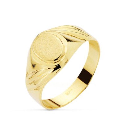 18K SELLO CADETE OVAL 7X6...