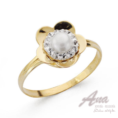 9K SORTIJA ORO AMARILLO...