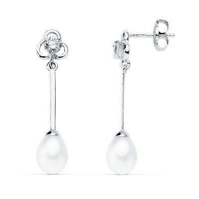 9K PENDIENTES LARGOS ORO...