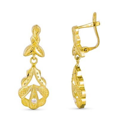 9K PENDIENTES ORO AMARILLO...