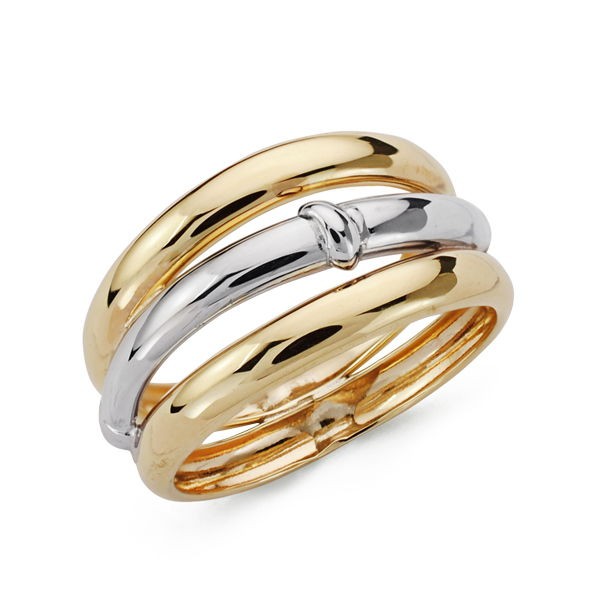 9K SORTIJA BANDAS BICOLOR 9K SORTIJA BANDAS BICOLOR