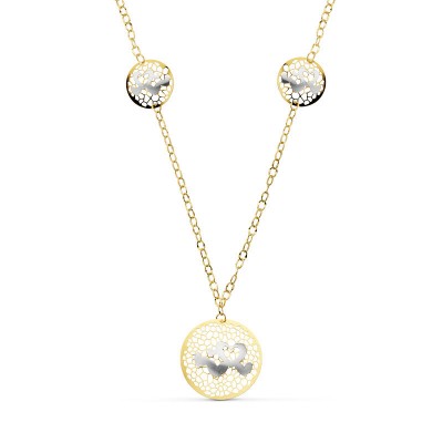 18K GARGANTILLA BICOLOR...