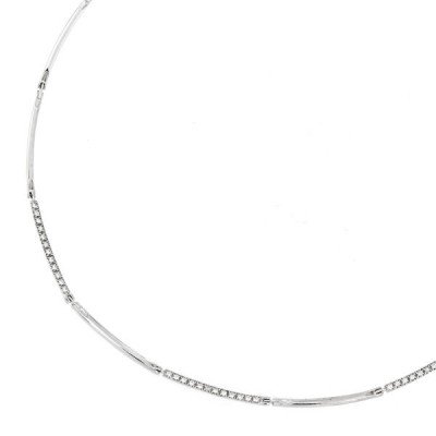 18K GARGANTILLA ORO BLANCO...