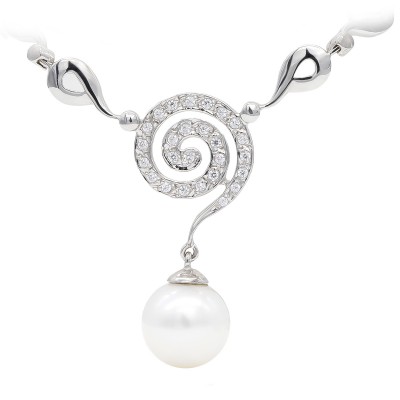 18K GARGANTILLA ORO BLANCO...