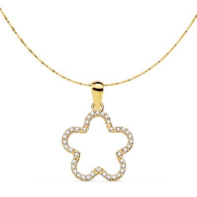 18K COLGANTE ESTRELLA...