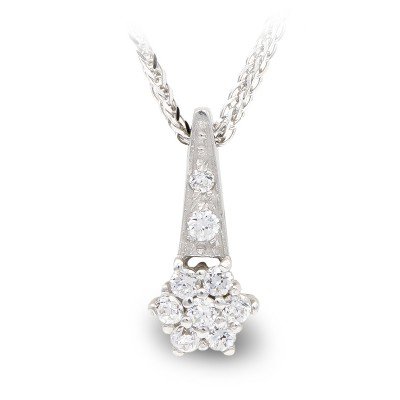 18K COLGANTE ORO BLANCO 9...