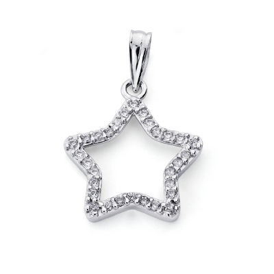 18K COLGANTE ORO BLANCO...