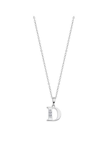 COLLAR INICIAL D LOTUS SILVER LP3054-1/D